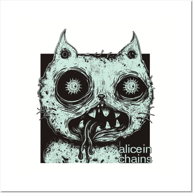 Flying cat aic Wall Art by Mechanism Apparel